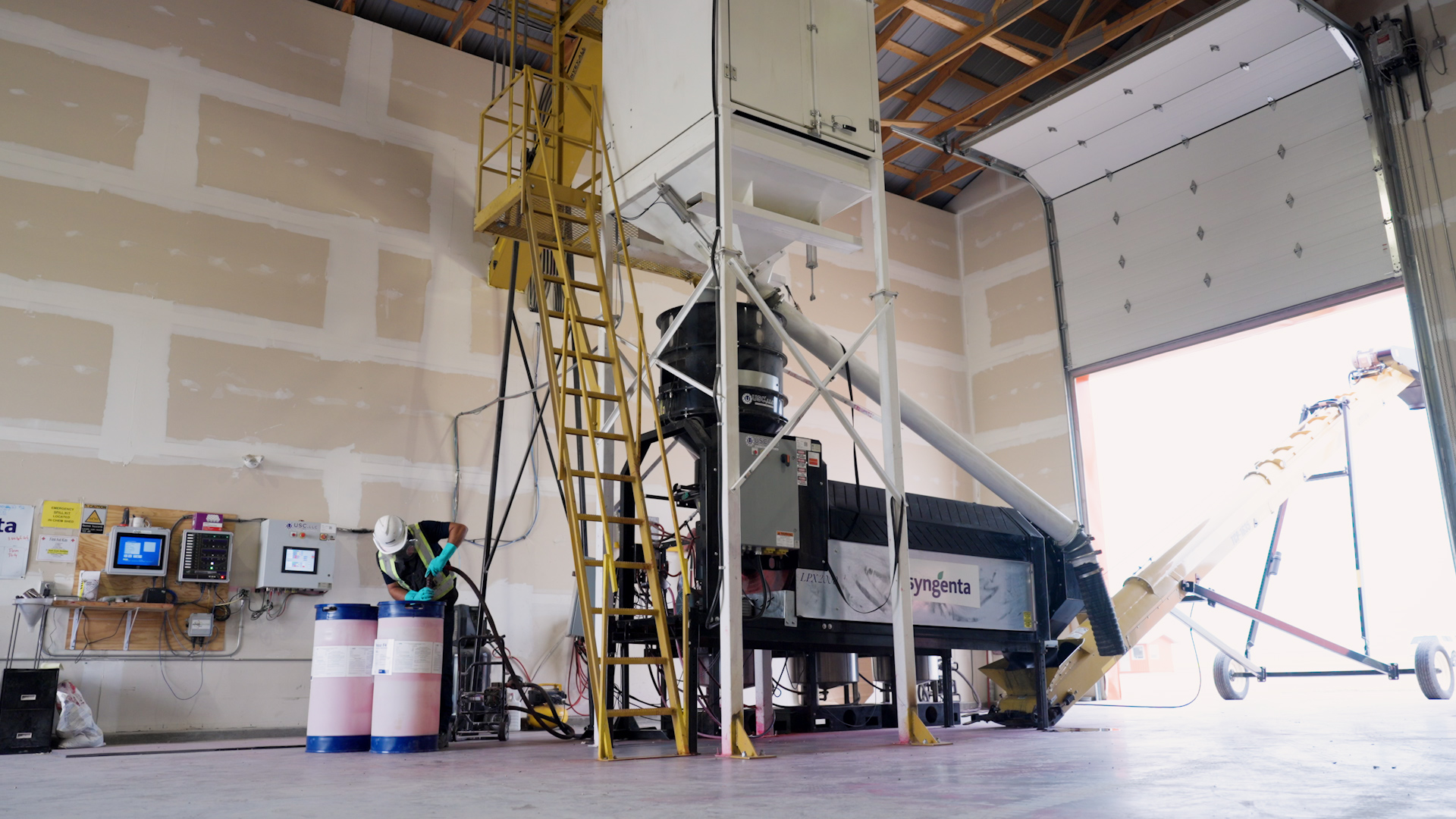 Seed Treater at Richardson Pioneer Facility